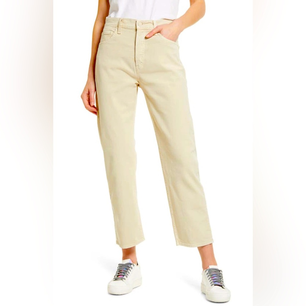 Mother the Ditcher Crop High Waist Jeans
